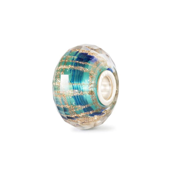 Beads Trollbeads Miraggio in Blu Limited Edition in vetro MISURA UNICA