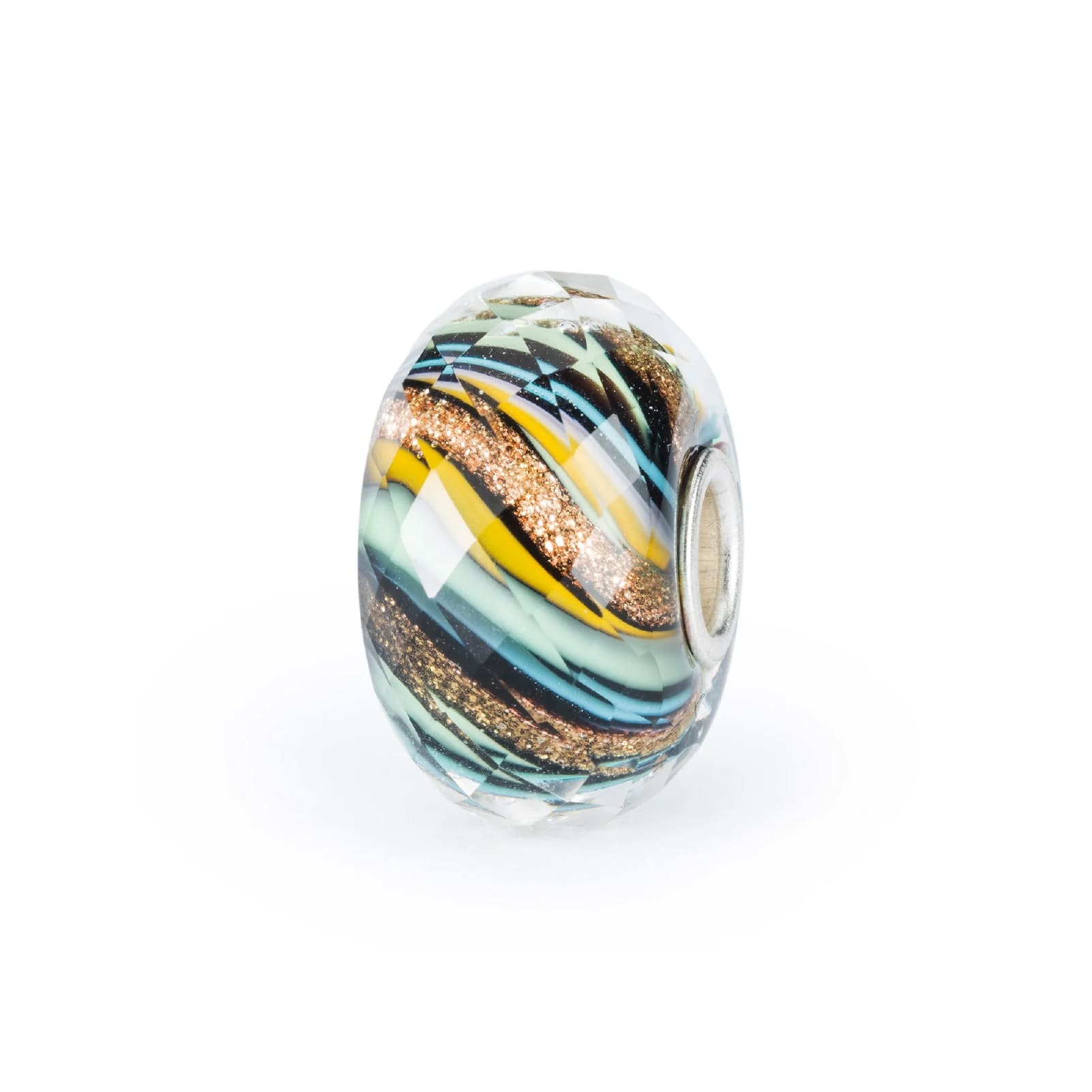 Set Trollbeads di 6 Beads in vetro colorato connessioni MISURA UNICA