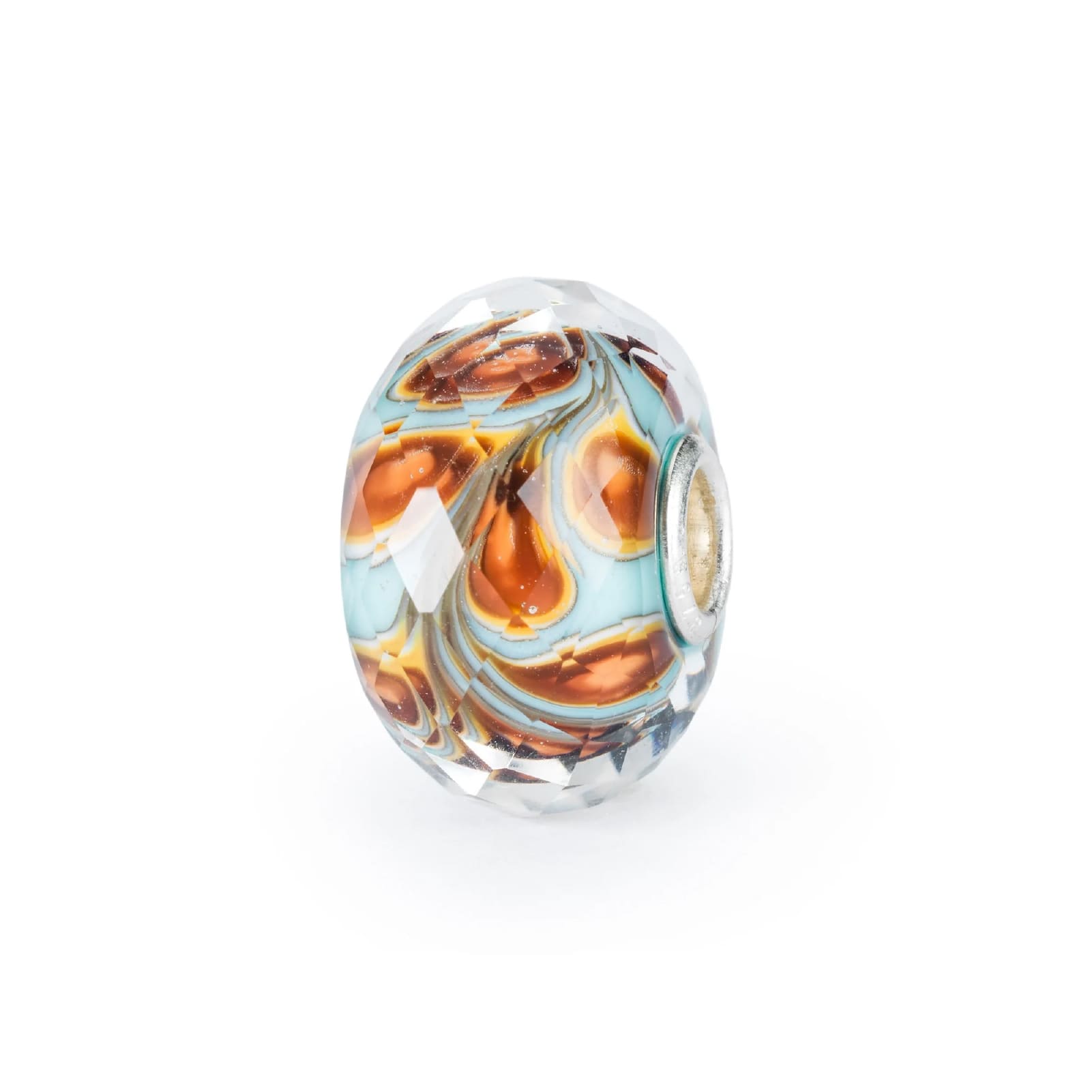Set Trollbeads di 6 Beads in vetro colorato connessioni MISURA UNICA