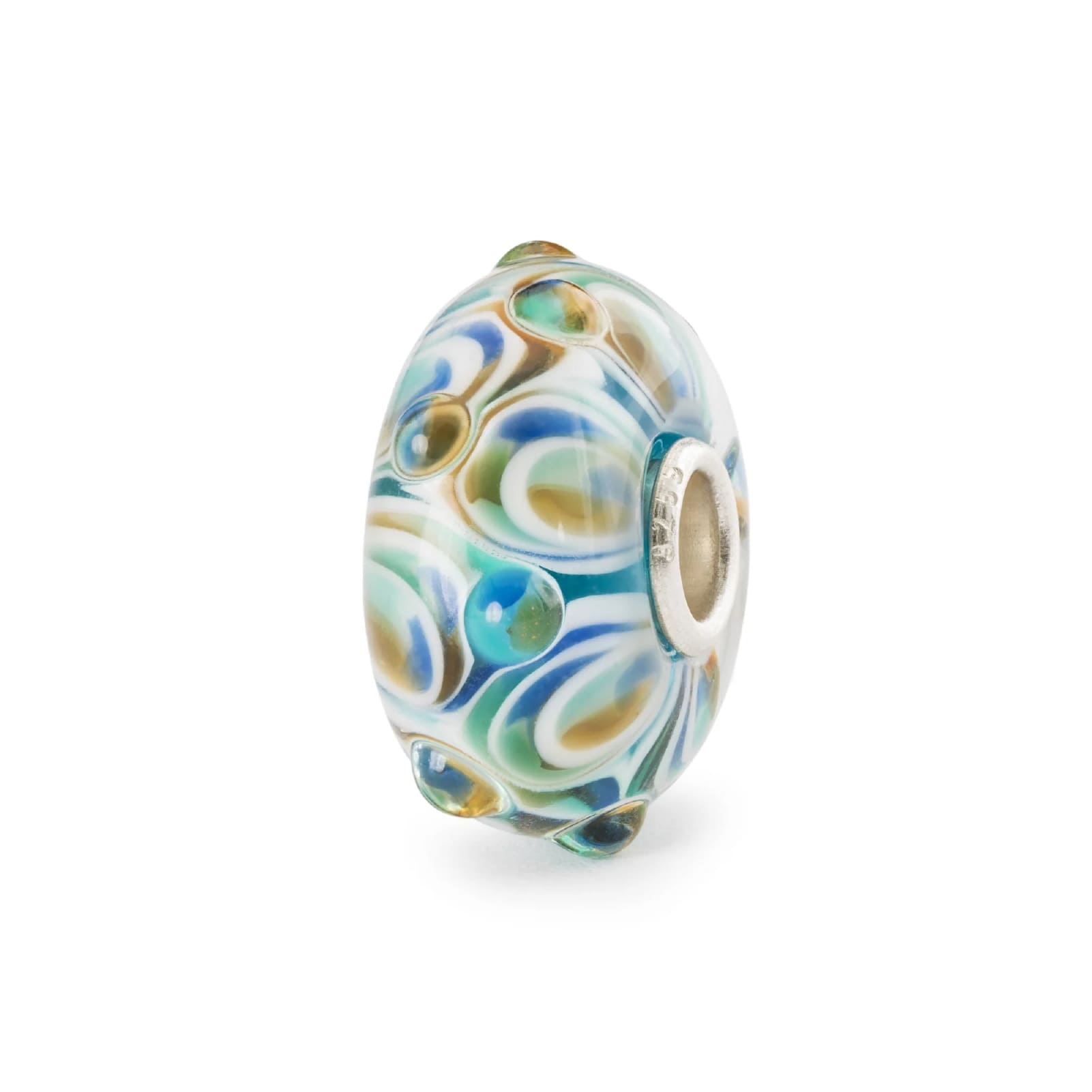 Set Trollbeads di 6 Beads in vetro colorato dell' armonia MISURA UNICA