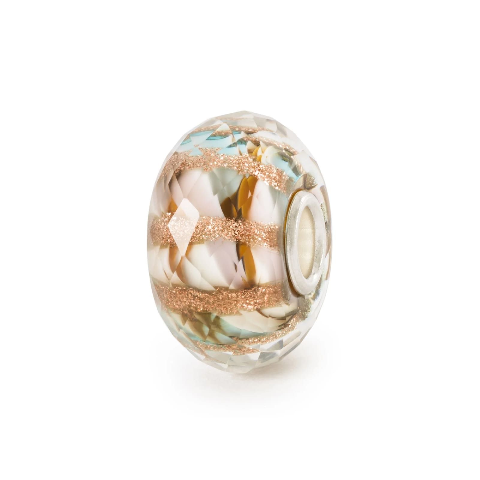 Set Trollbeads di 6 Beads in vetro colorato dell' attenzione MISURA UNICA
