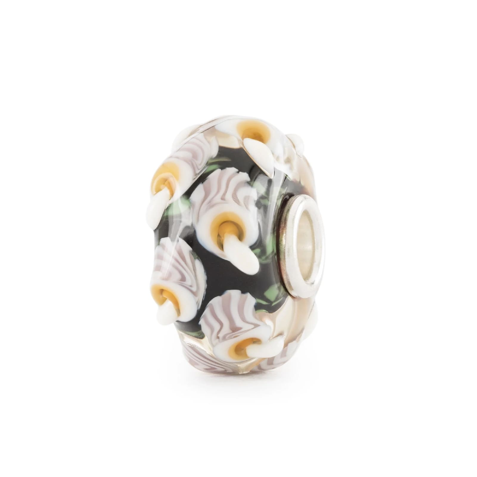 Set Trollbeads di 6 Beads in vetro tesori della foresta MISURA UNICA