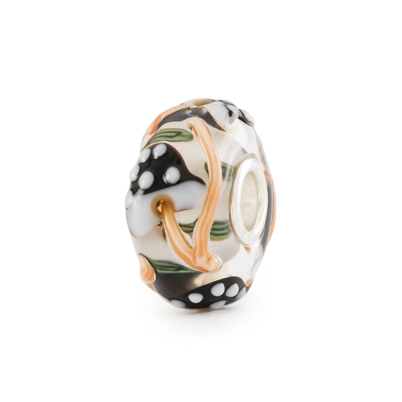Set Trollbeads di 6 Beads in vetro tesori della foresta MISURA UNICA