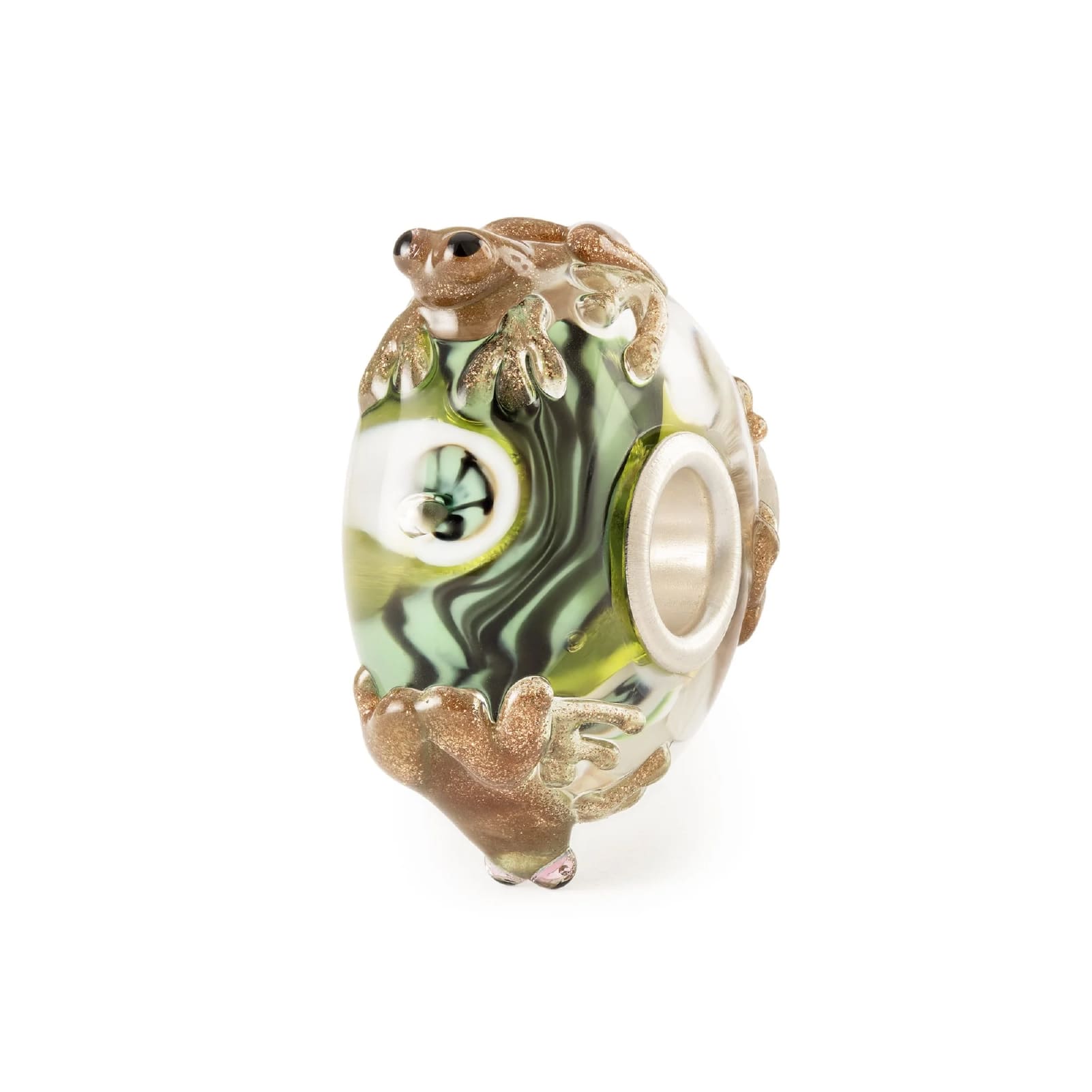 Set Trollbeads di 6 Beads in vetro colorato vita di lago MISURA UNICA