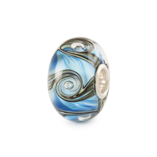 Set Trollbeads di 6 Beads in vetro colorato vita di lago MISURA UNICA