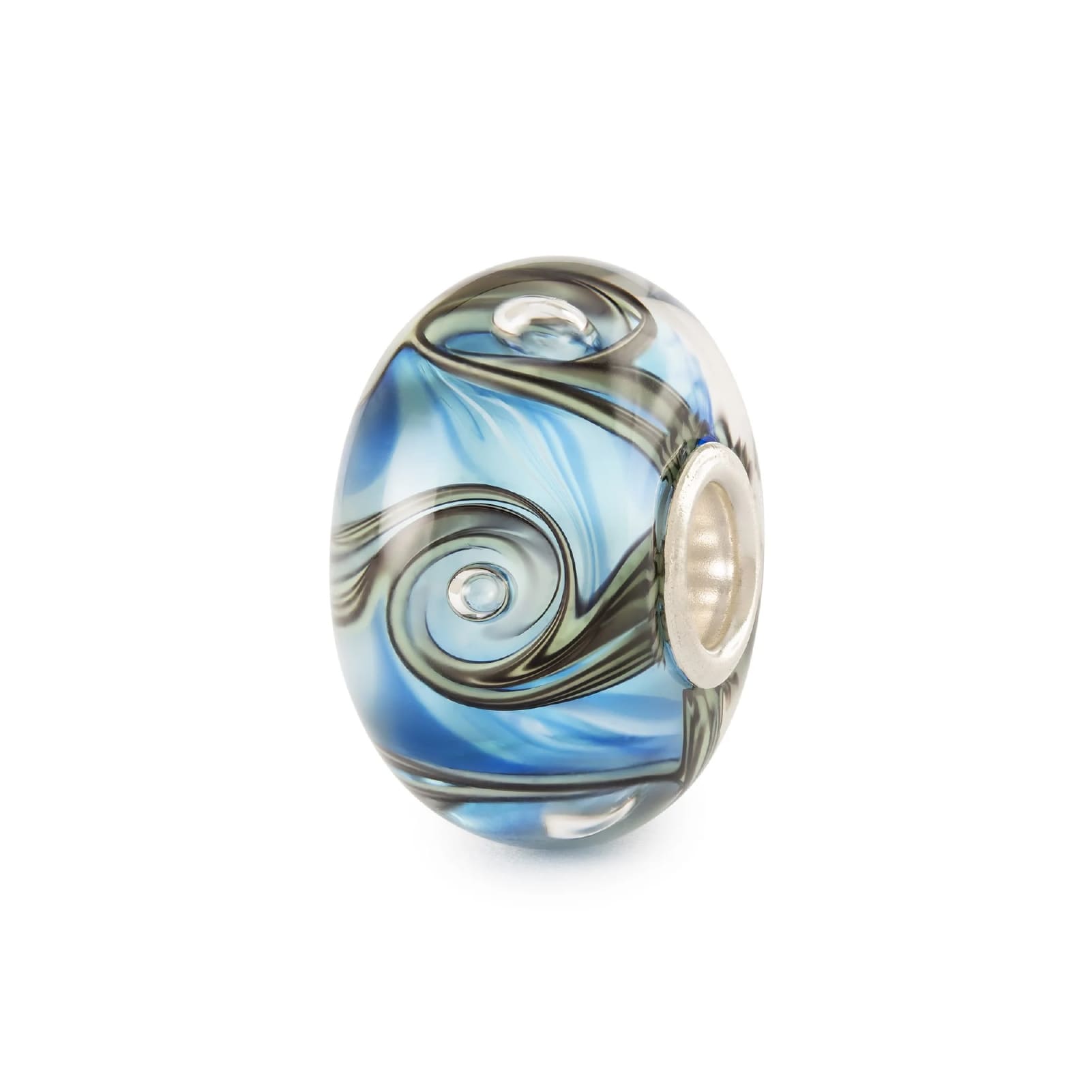 Set Trollbeads di 6 Beads in vetro colorato vita di lago MISURA UNICA