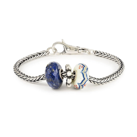 Beads da donna Trollbeads in argento luce fiori avorio MISURA UNICA