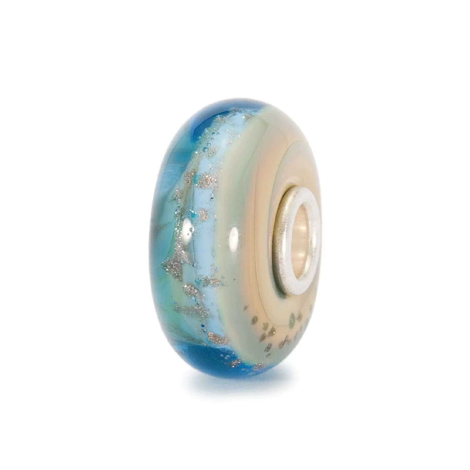 Beads donna Trollbeads in argento con vetro colorato oasi MISURA UNICA