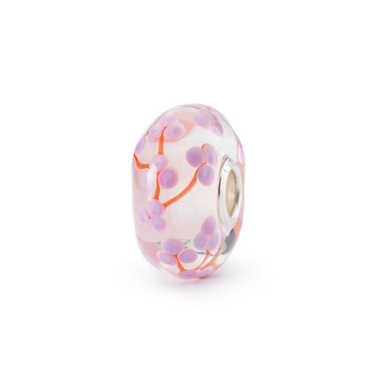 Beads da donna Trollbeads in argento con fiori di pesco MISURA UNICA