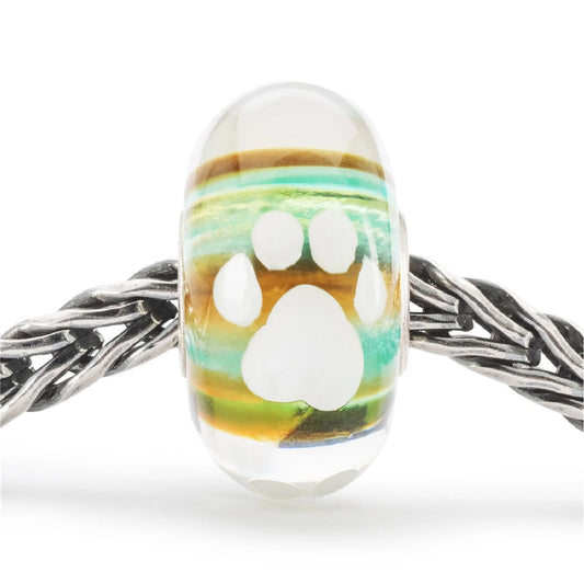 Beads da donna Trollbeads argento e vetro con zampina MISURA UNICA
