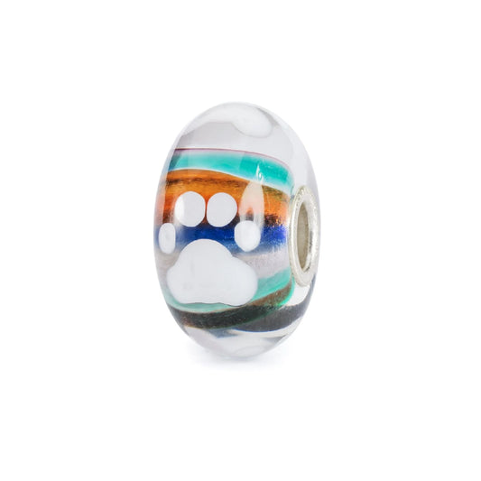 Beads da donna Trollbeads argento e vetro con zampetta MISURA UNICA
