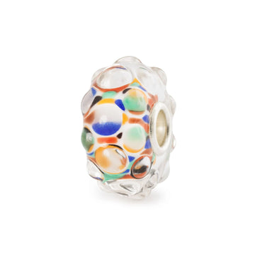 Beads da donna Trollbeads in argento e vetro colorato MISURA UNICA