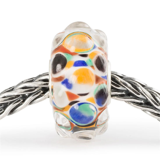 Beads da donna Trollbeads in argento e vetro colorato MISURA UNICA