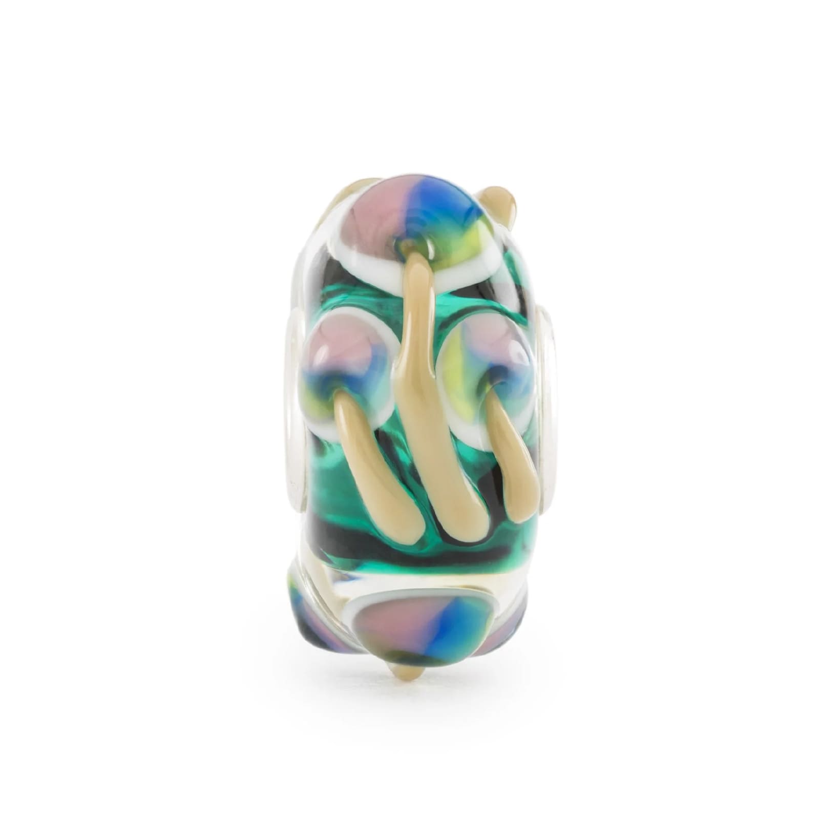 Beads donna Trollbeads in vetro funghetti dell'equilibrio MISURA UNICA