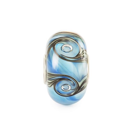 Beads donna Trollbeads vetro con onde della possibilità MISURA UNICA