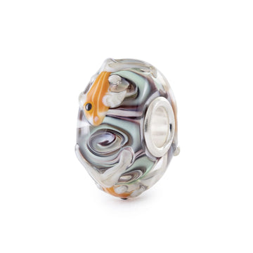 Beads donna Trollbeads vetro con girotondo di pesciolini MISURA UNICA