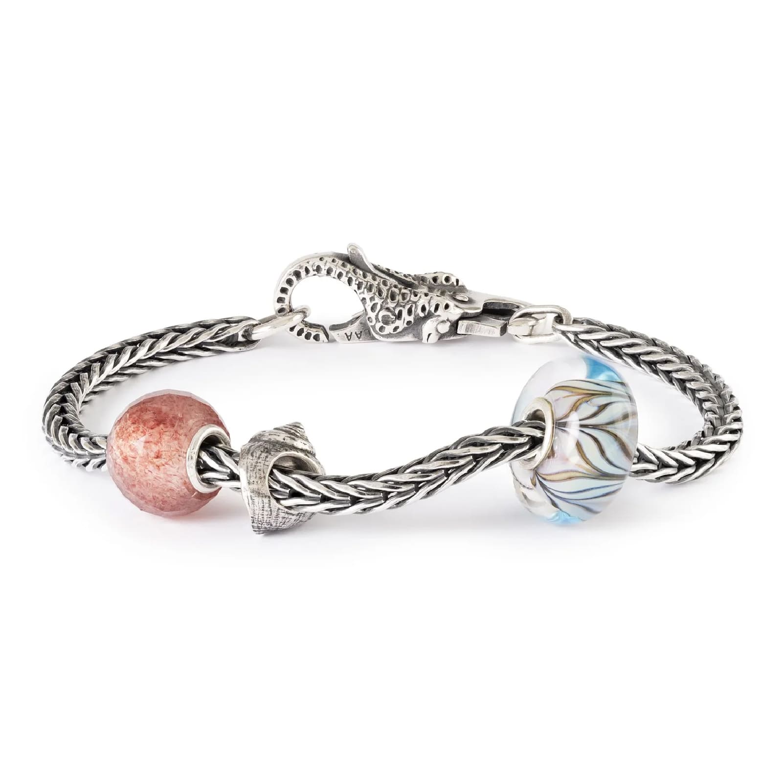 Beads da donna Trollbeads in vetro con disegno di marea MISURA UNICA