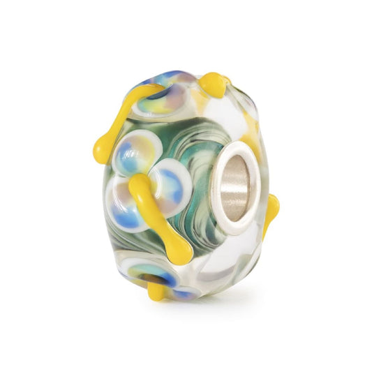 Beads Trollbeads Fiori Fatati in argento e vetro multicolor MISURA UNICA