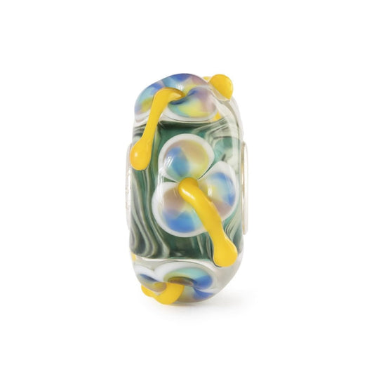 Beads Trollbeads Fiori Fatati in argento e vetro multicolor MISURA UNICA