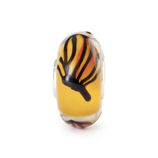 Beads Trollbeads Farfalla del Sole in argento e vetro giallo MISURA UNICA