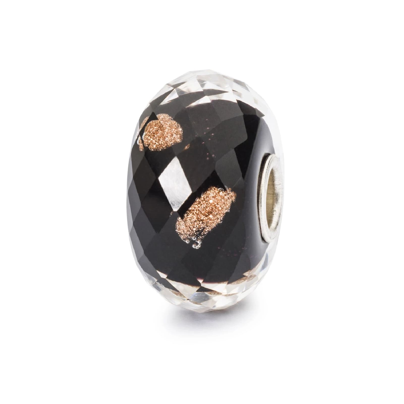 Beads da donna Trollbeads in vetro sfaccettato notte di luce