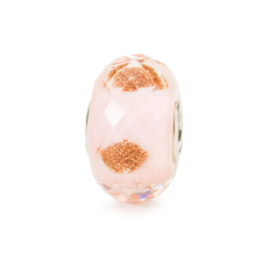 Beads Trollbeads Pozione d'Amore in argento e vetro rosa MISURA UNICA