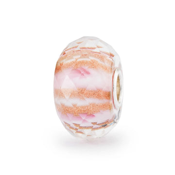 Beads da donna Trollbeads in vetro con sfumature rosa MISURA UNICA