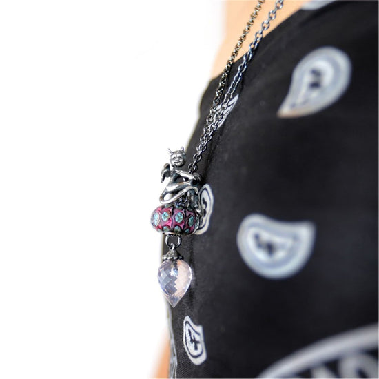 Beads Trollbeads Petali del Crepuscolo in argento e vetro MISURA UNICA