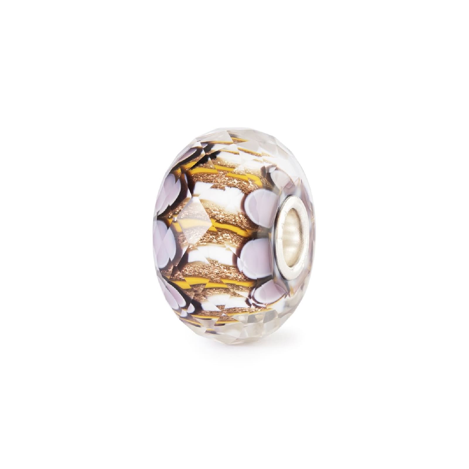 Beads Trollbeads Bosco d’Oro in argento e vetro MISURA UNICA