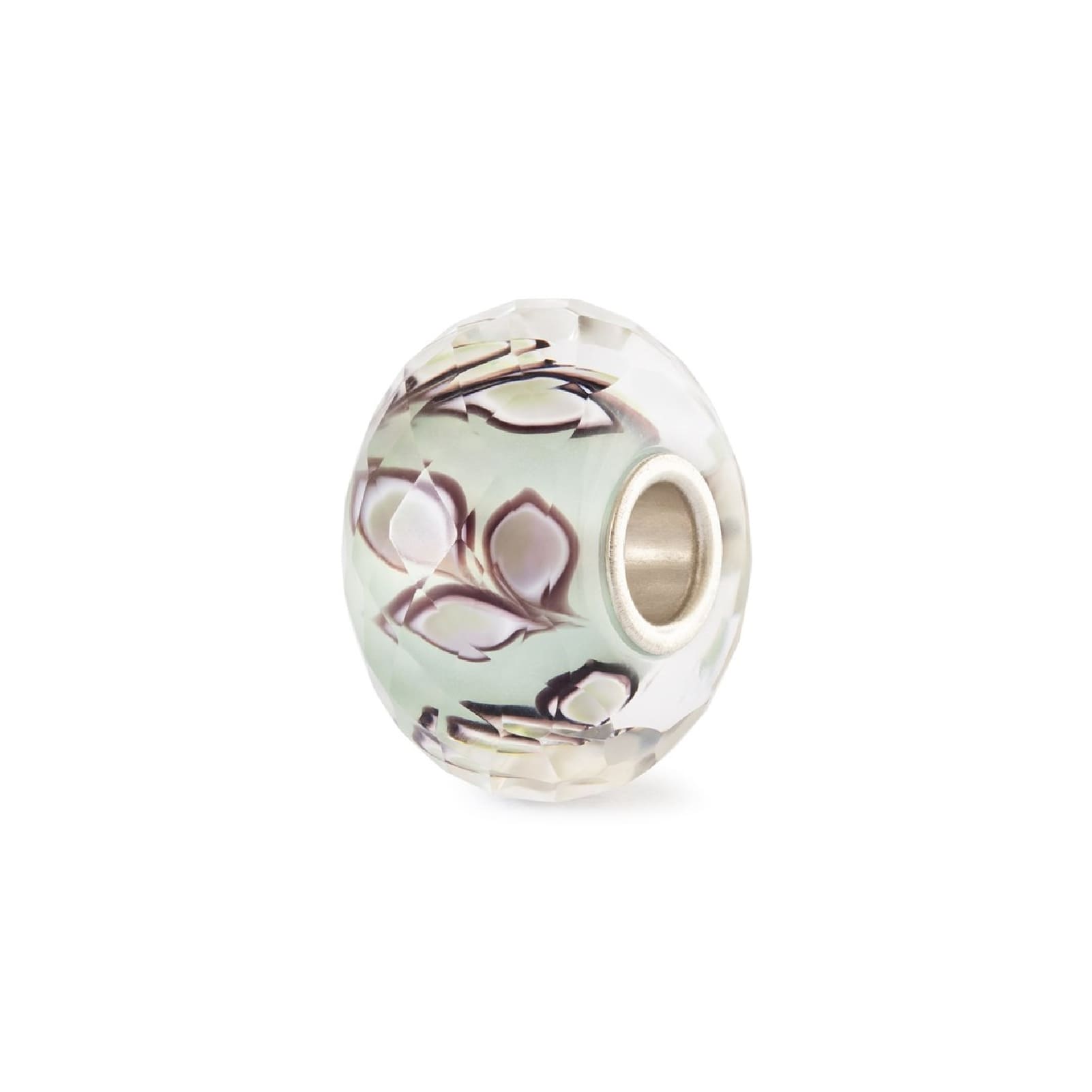 Beads Trollbeads Foglie del Silenzio in argento e vetro MISURA UNICA