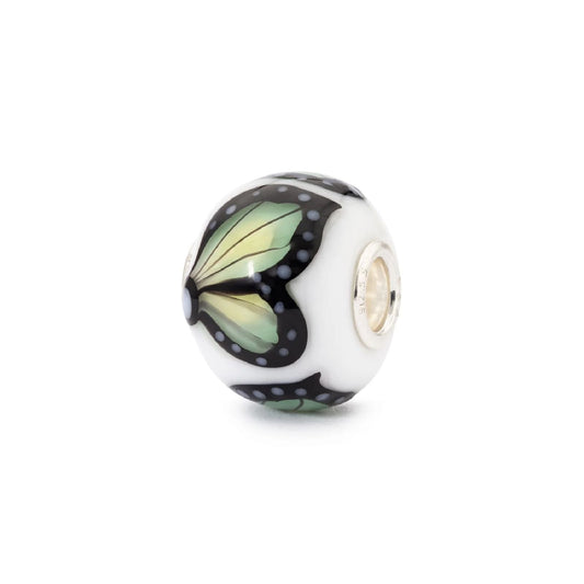 Beads Trollbeads Farfalla della Terra in argento e vetro MISURA UNICA