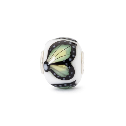 Beads Trollbeads Farfalla della Terra in argento e vetro MISURA UNICA