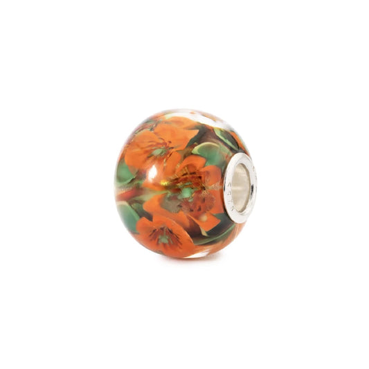 Beads Trollbeads Anima dei Fiori in argento e vetro da donna MISURA UNICA