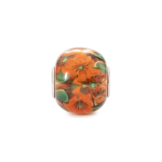 Beads Trollbeads Anima dei Fiori in argento e vetro da donna MISURA UNICA