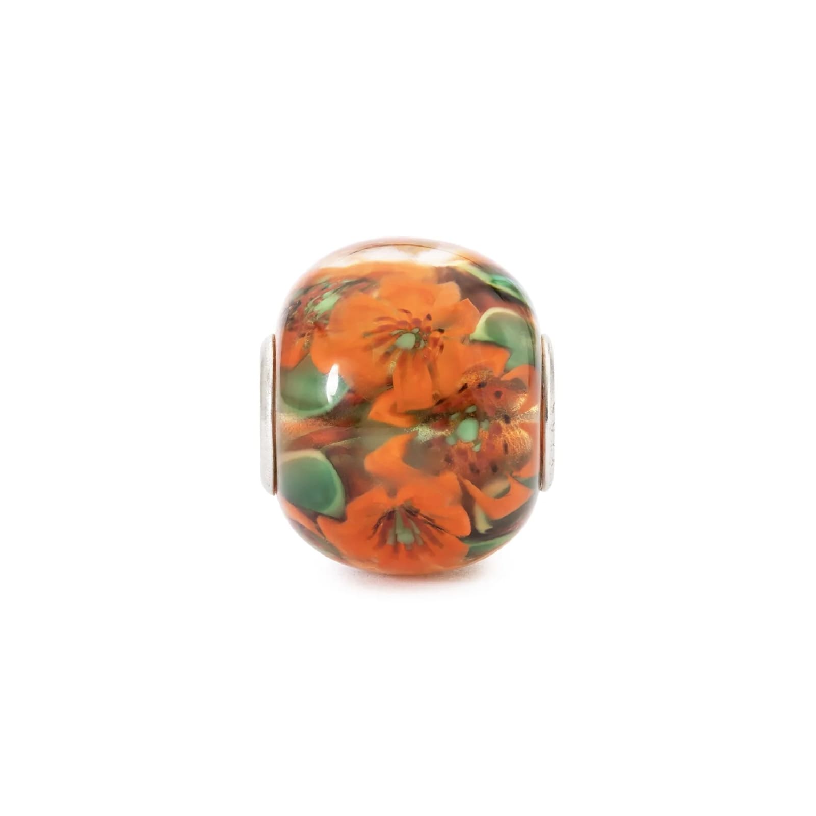 Beads Trollbeads Anima dei Fiori in argento e vetro da donna MISURA UNICA