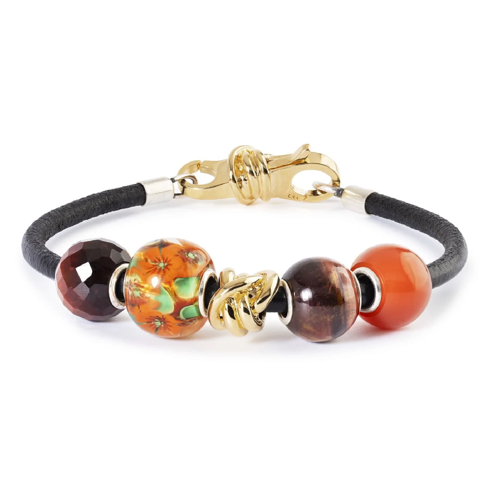 Beads Trollbeads Anima dei Fiori in argento e vetro da donna MISURA UNICA