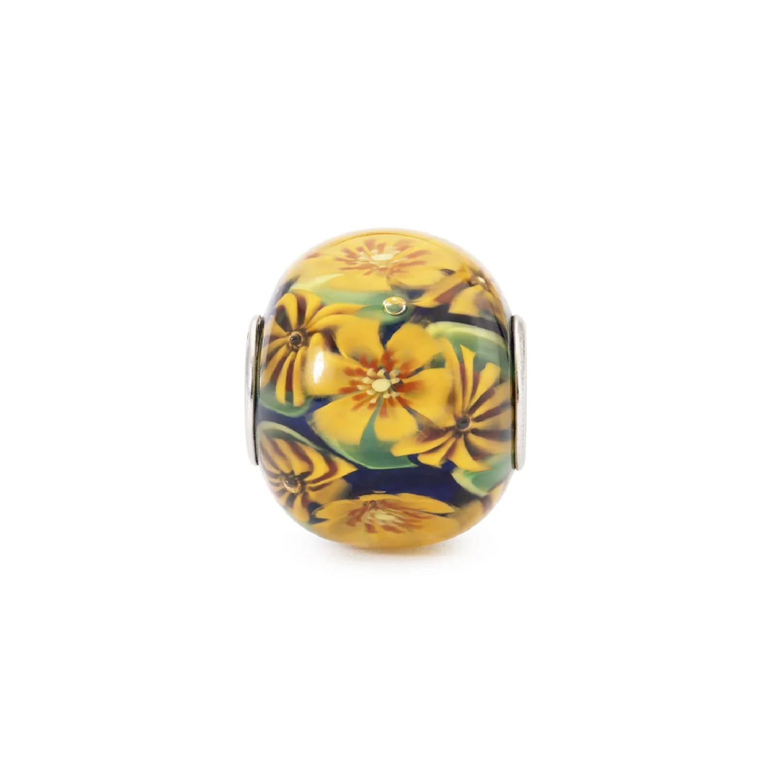 Beads Trollbeads Figli dei Fiori in argento e vetro da donna MISURA UNICA