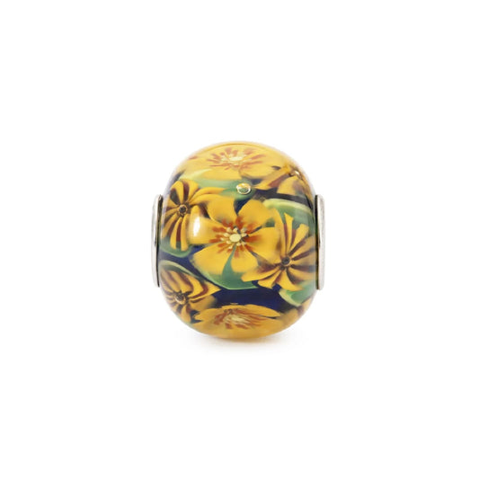 Beads Trollbeads Figli dei Fiori in argento e vetro da donna MISURA UNICA