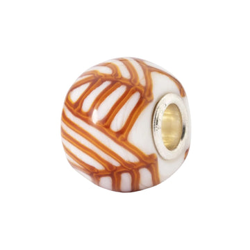 Charm Trollbeads Silenzio Interiore in argento e vetro MISURA UNICA