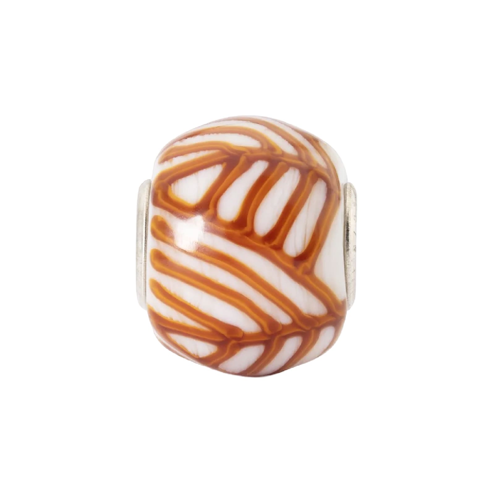 Charm Trollbeads Silenzio Interiore in argento e vetro MISURA UNICA