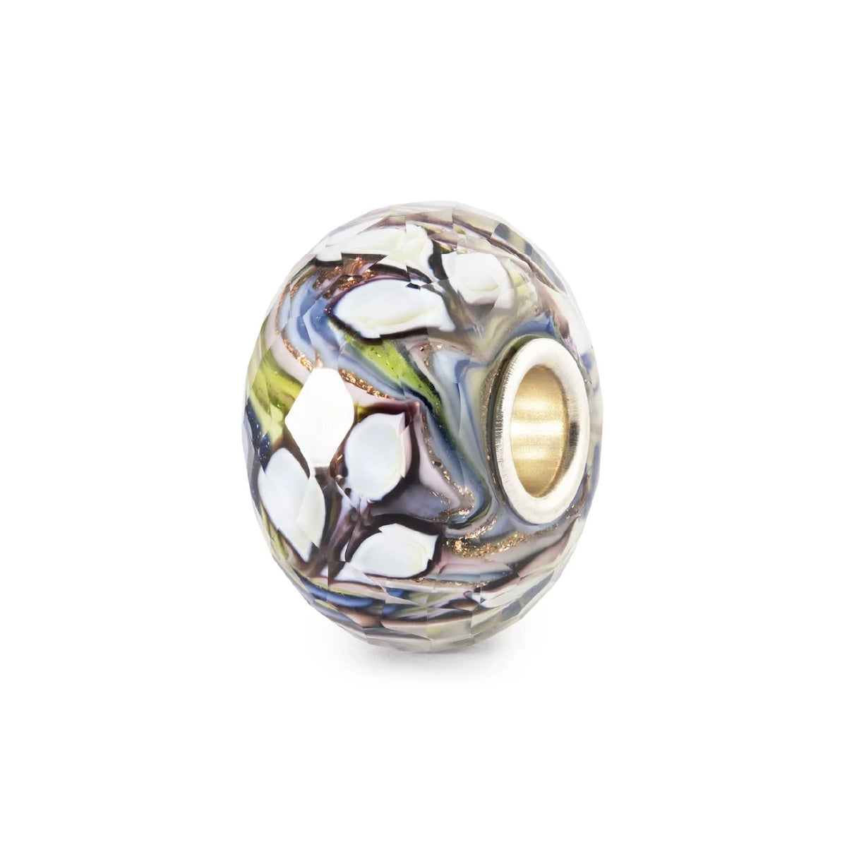 Charm Trollbeads Foglia Autunnale in argento e vetro MISURA UNICA