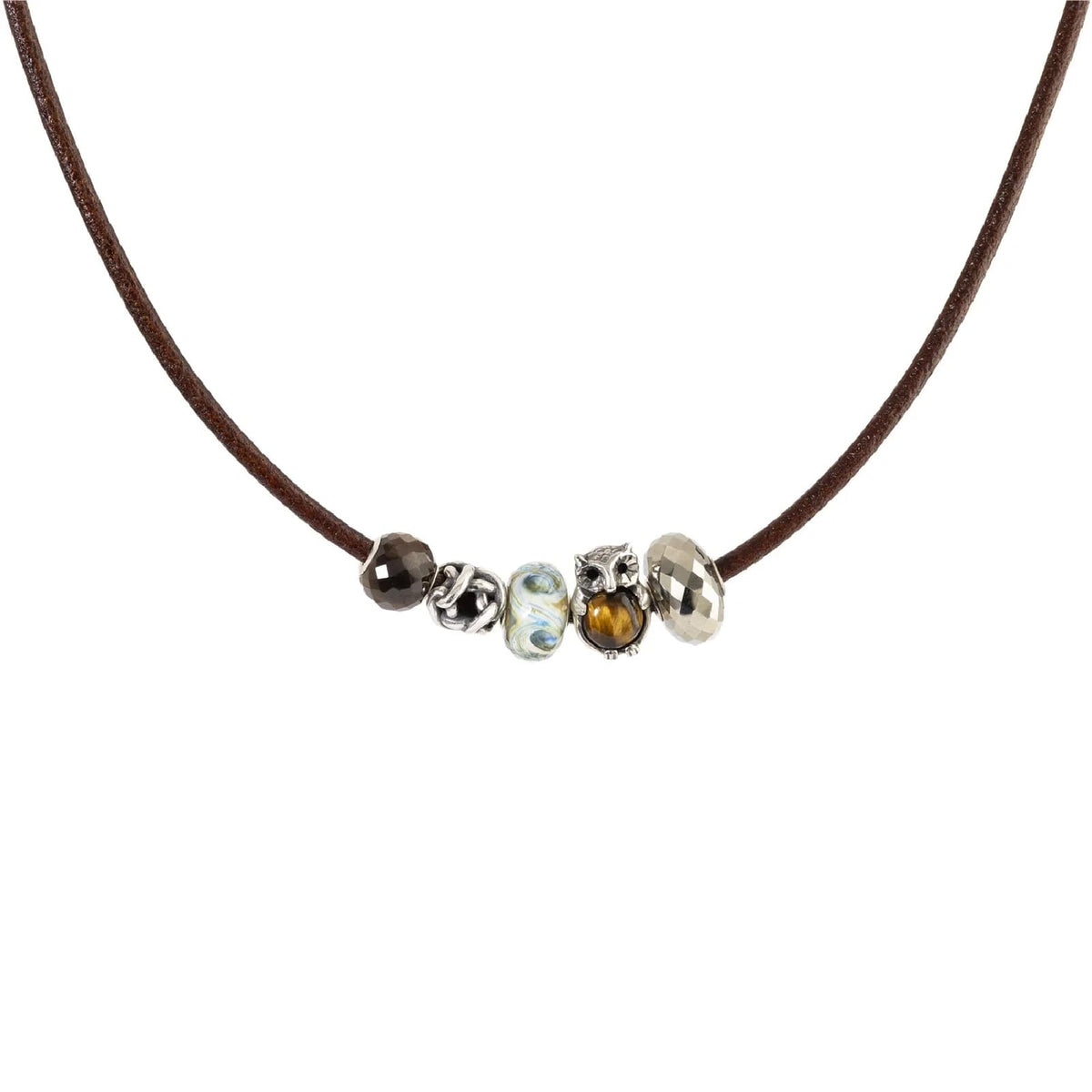 Charm Trollbeads Movimento Perpetuo in argento e vetro MISURA UNICA