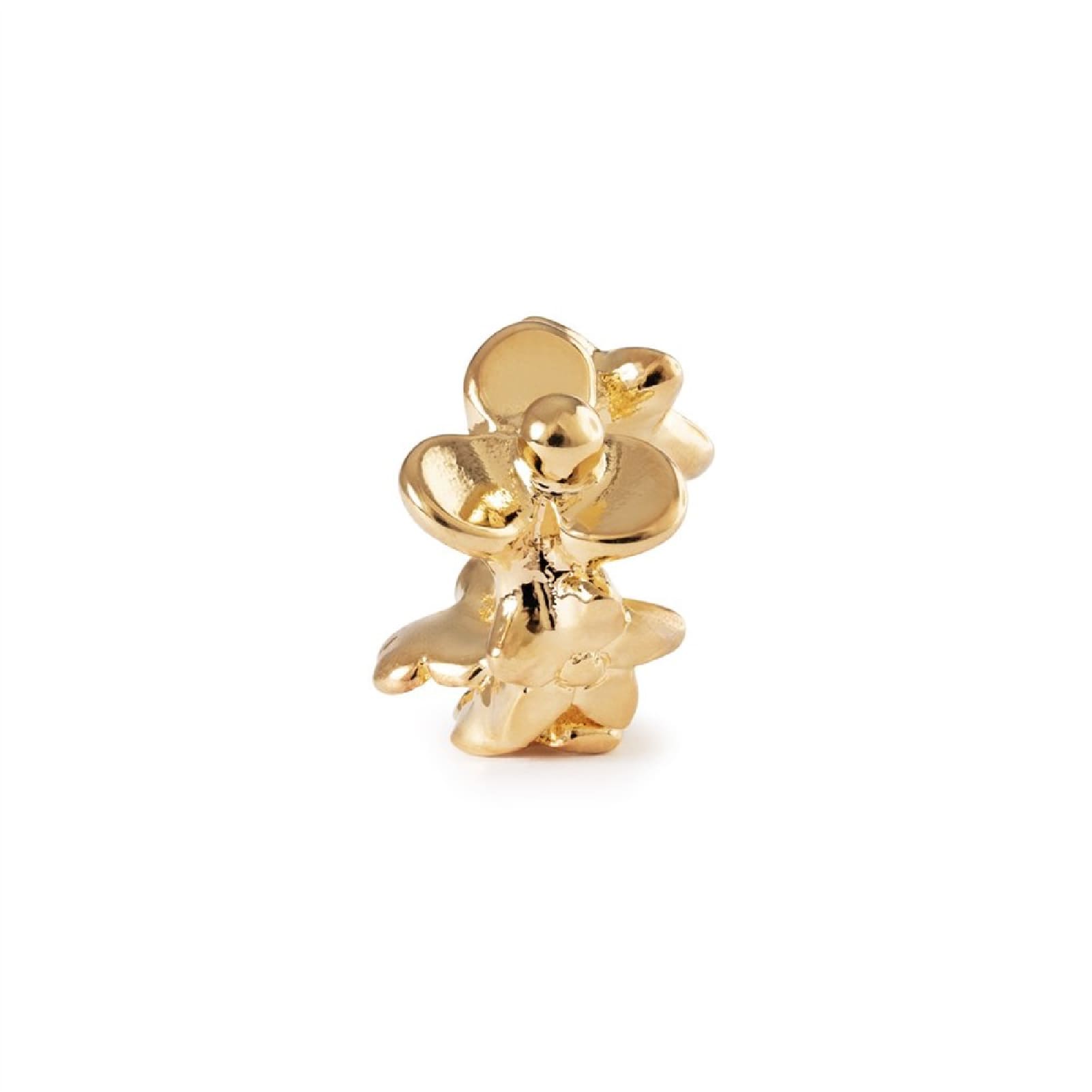 Beads Trollbeads Bouquet di Fiori placcato oro 18kt MISURA UNICA