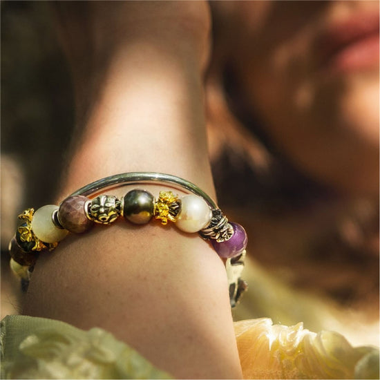 Beads Trollbeads Bouquet di Fiori placcato oro 18kt MISURA UNICA