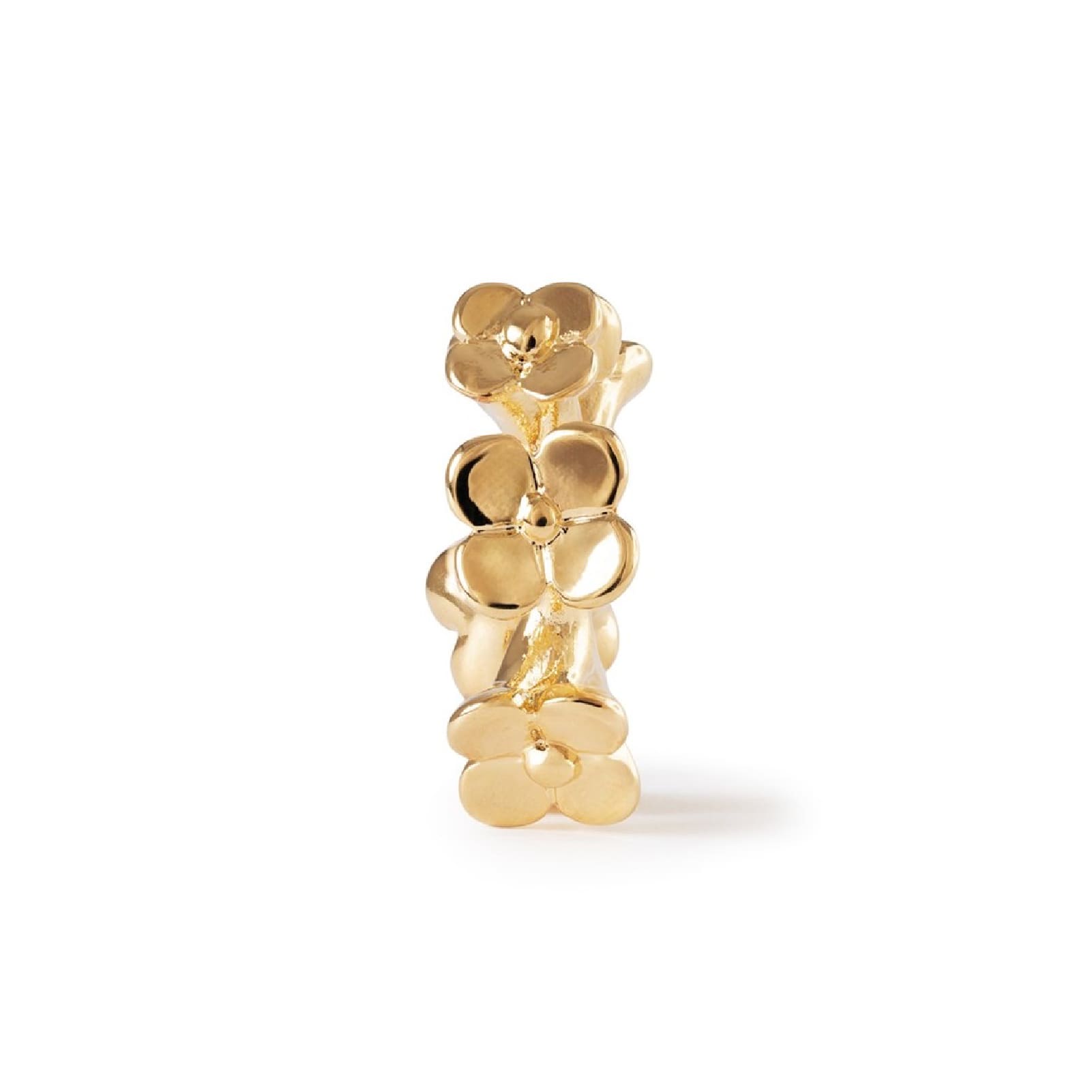 Beads Trollbeads Corona di Fiori placcato oro 18kt MISURA UNICA