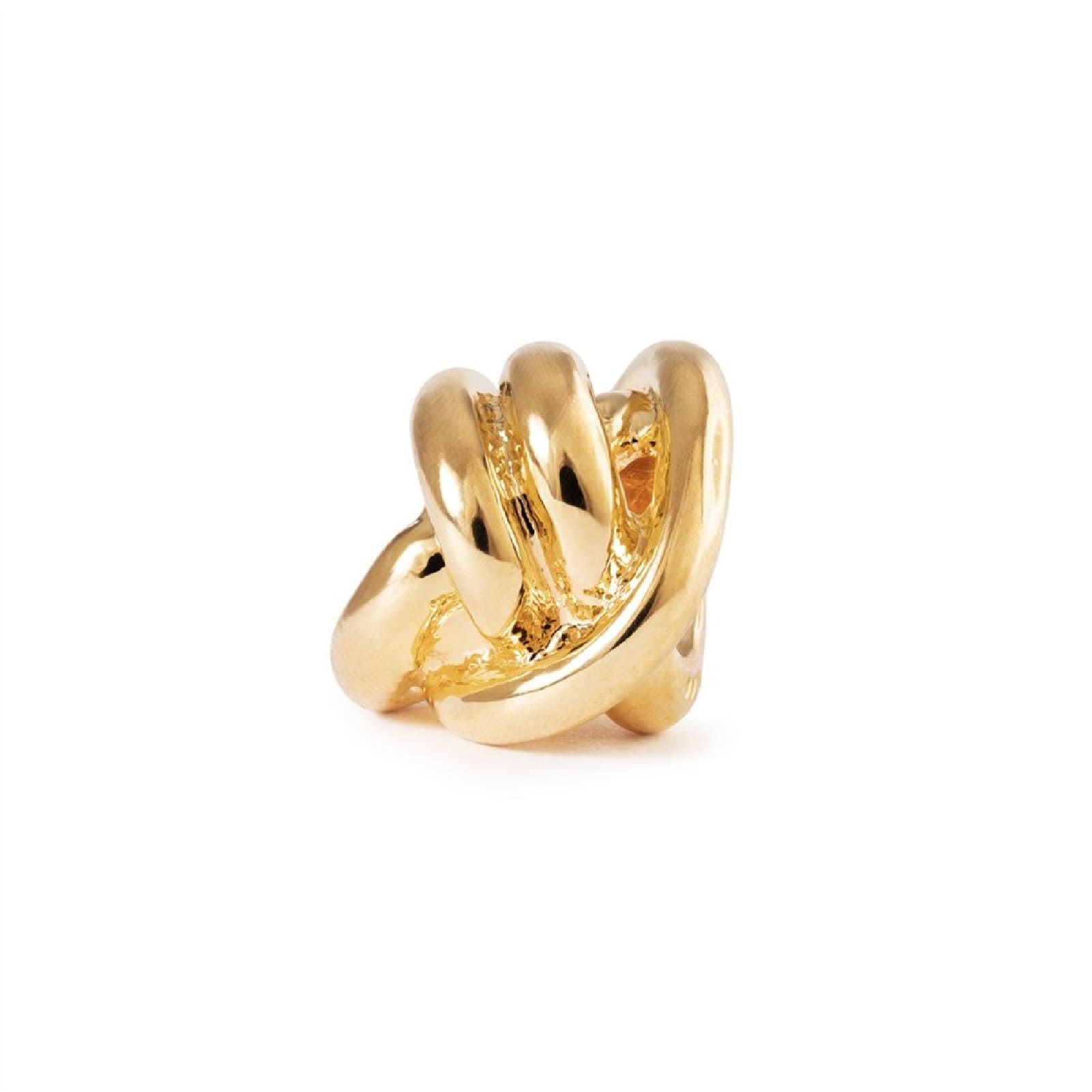 Beads Trollbeads Nodo della Fortuna placcato oro 18kt MISURA UNICA