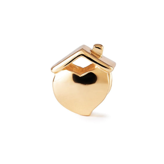 Beads Trollbeads Casa con placcatura in oro 18kt MISURA UNICA