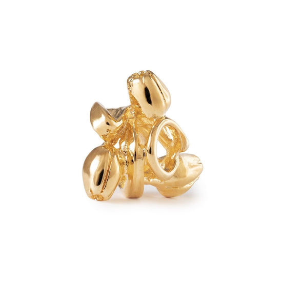 Beads Trollbeads Tulipani dell'Ottimismo placcato oro 18kt MISURA UNICA