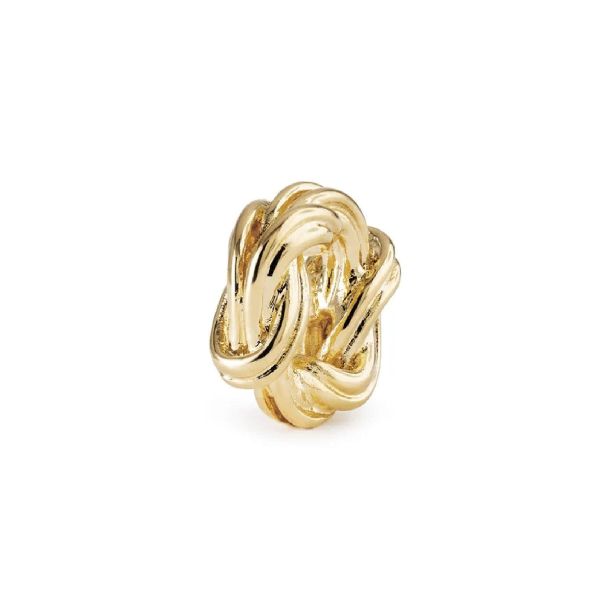 Charm Trollbeads Doppio nodo infinito in argento pvd oro MISURA UNICA