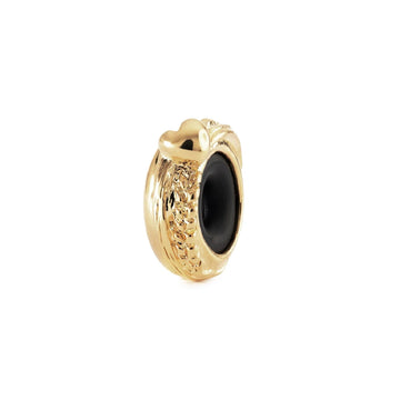 Stop Trollbeads Cuore del Raccolto in argento placcato oro MISURA UNICA